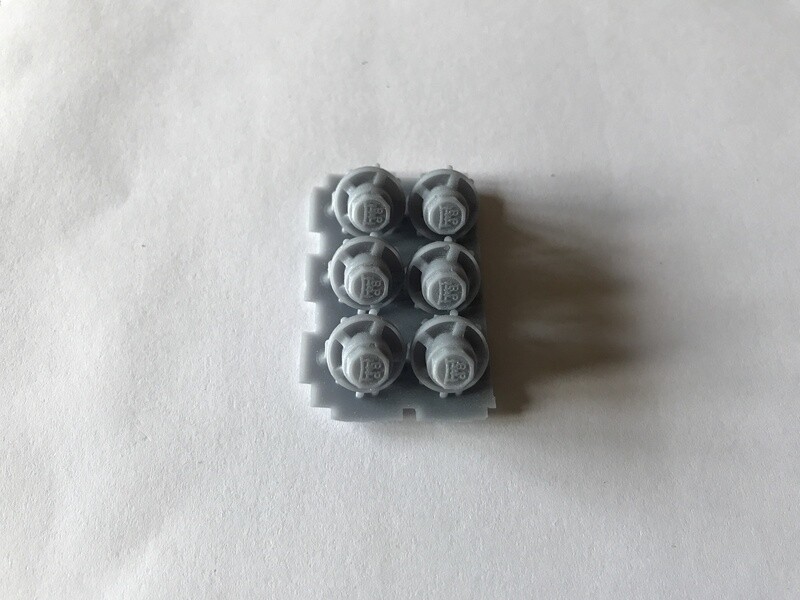 BPW trailer axle hubs , 6 pcs