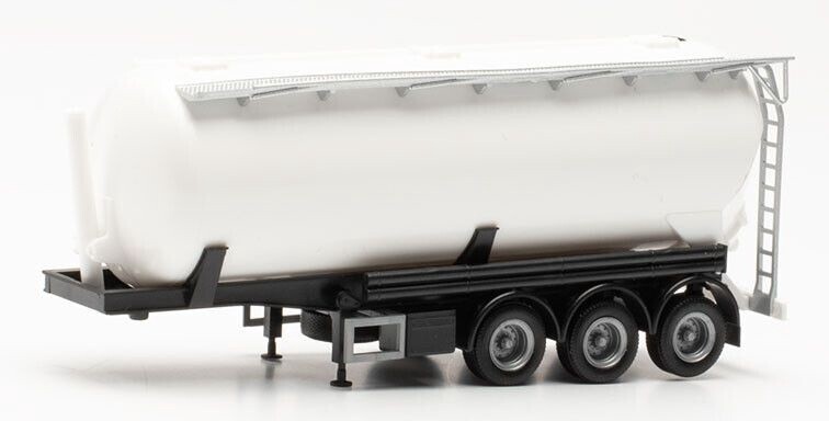Feldbinder Silooplegger 42m³, zwart chassis