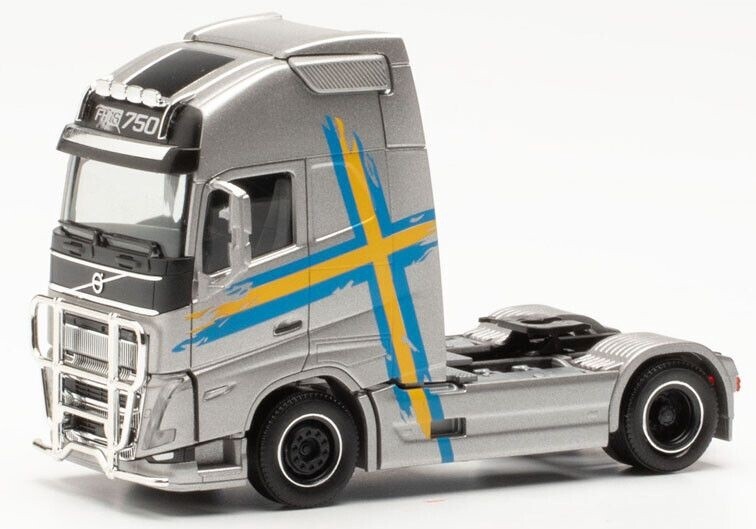Volvo FH 16 Gl. XL &#39;20 + Lampenbeugel Zweden, zilver