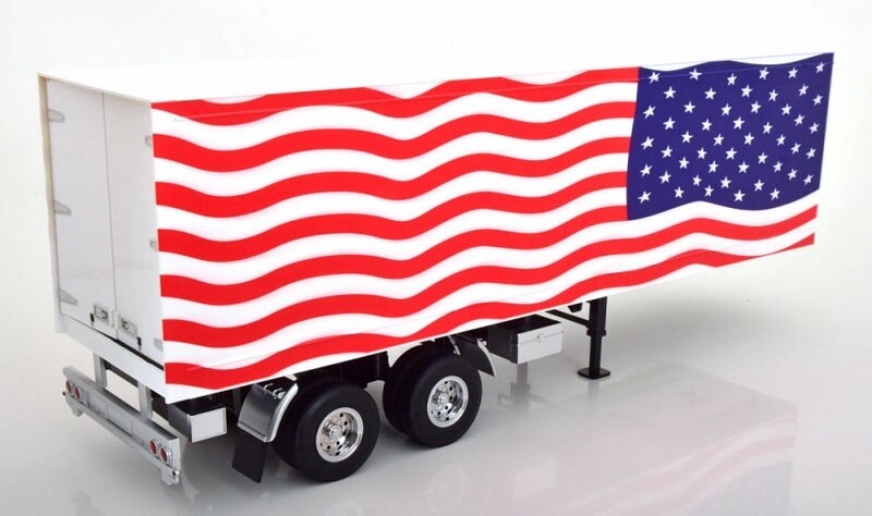 TRAILER FOR TRUCK STARS &amp; STRIPES LIVERY - RIMORCHIO