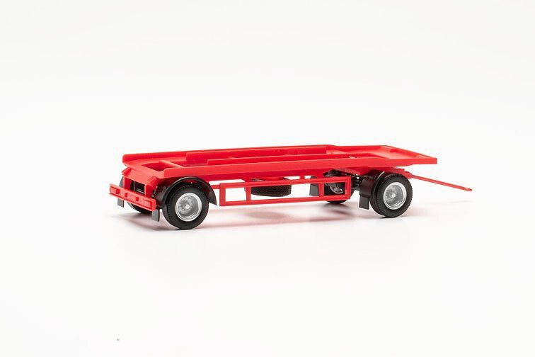Aanhanger 2a. container, rood