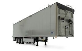 Knapen walking floor trailer, anthracite cover