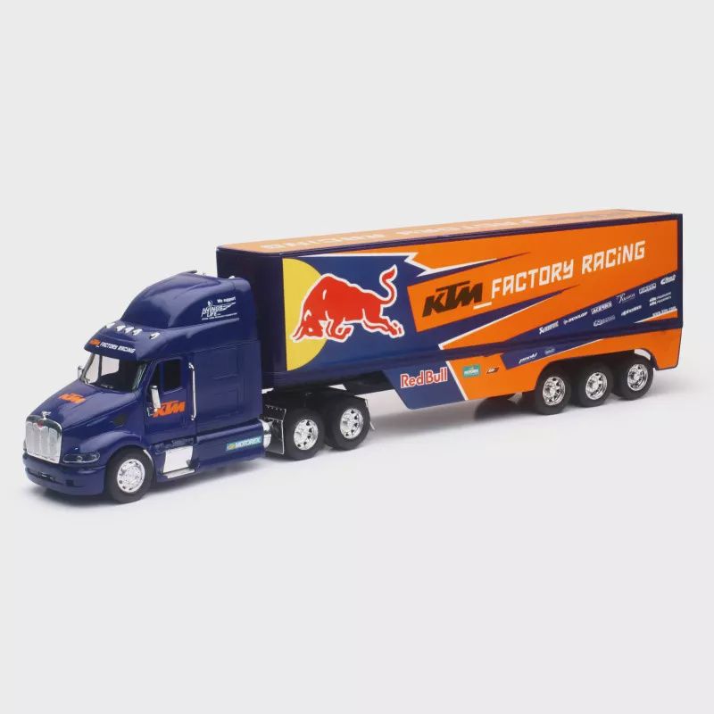New Ray 14393 Truck Red Bull KTM Factory Team Truck 2017 (Peterbilt 387)