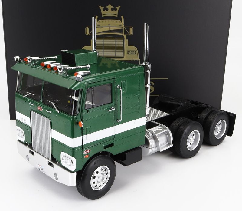 ROAD-KINGS - 1/18 - PETERBILT - 352 PACEMAKER TRACTOR TRUCK 3-ASSI 1979 - GREEN WHITE