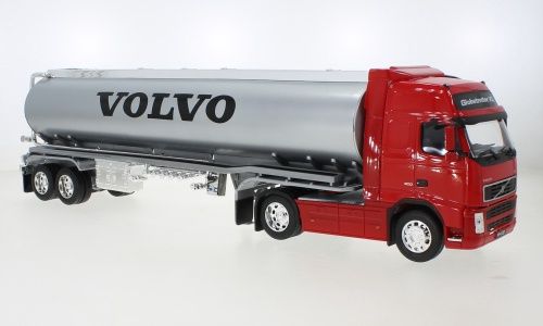 Volvo FH12, red/silver, Volvo, Oil Tanker