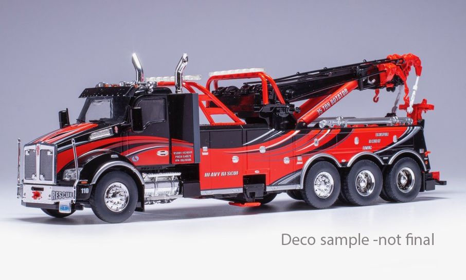 Kenworth T 880 Wrecker schwarz IXO 1:43 TTR031.22