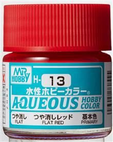 H-013 Aqueous hobby colors 10ml flat red
