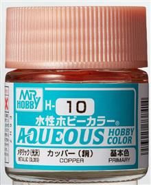 H-010 Aqueous hobby colors 10ml copper