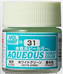H-031 Aqueous hobby colors 10ml white green