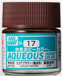 H-017 Aqueous hobby colors 10ml cocoa brown