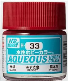 H-033 Aqueous hobby colors 10ml russet