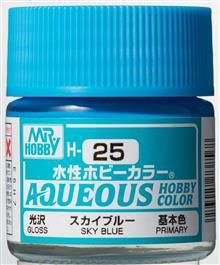 H-025 Aqueous hobby colors 10ml sky blue