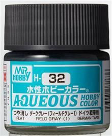 H-032 Aqueous hobby colors 10ml field gray