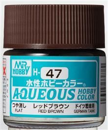 H-047 Aqueous hobby colors 10ml red brown