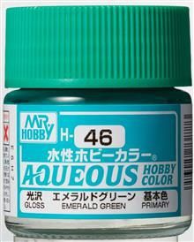 H-046 Aqueous hobby colors 10ml emerald green