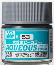 H-053 Aqueous hobby colors 10ml neutral gray