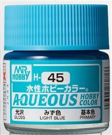 H-045 Aqueous hobby colors 10ml light blue