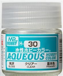 H-030 Aqueous hobby colors 10ml clear