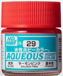 H-029 Aqueous hobby colors 10ml salmon pink H-029