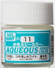H-011 Aqueous hobby colors 10ml flat white