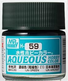 H-059 Aqueous hobby colors 10ml ijn green