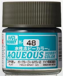 H-048 Aqueous hobby colors 10ml field gray 2