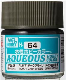 H-064 Aqueous hobby colors 10ml RLM71 Dark Green