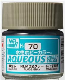 H-070 Aqueous hobby colors 10ml RLM02 Gray