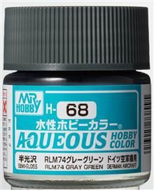 H-068 Aqueous hobby colors 10ml RLM74 Dark gray