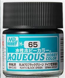 H-065 Aqueous hobby colors 10ml RLM70 black green