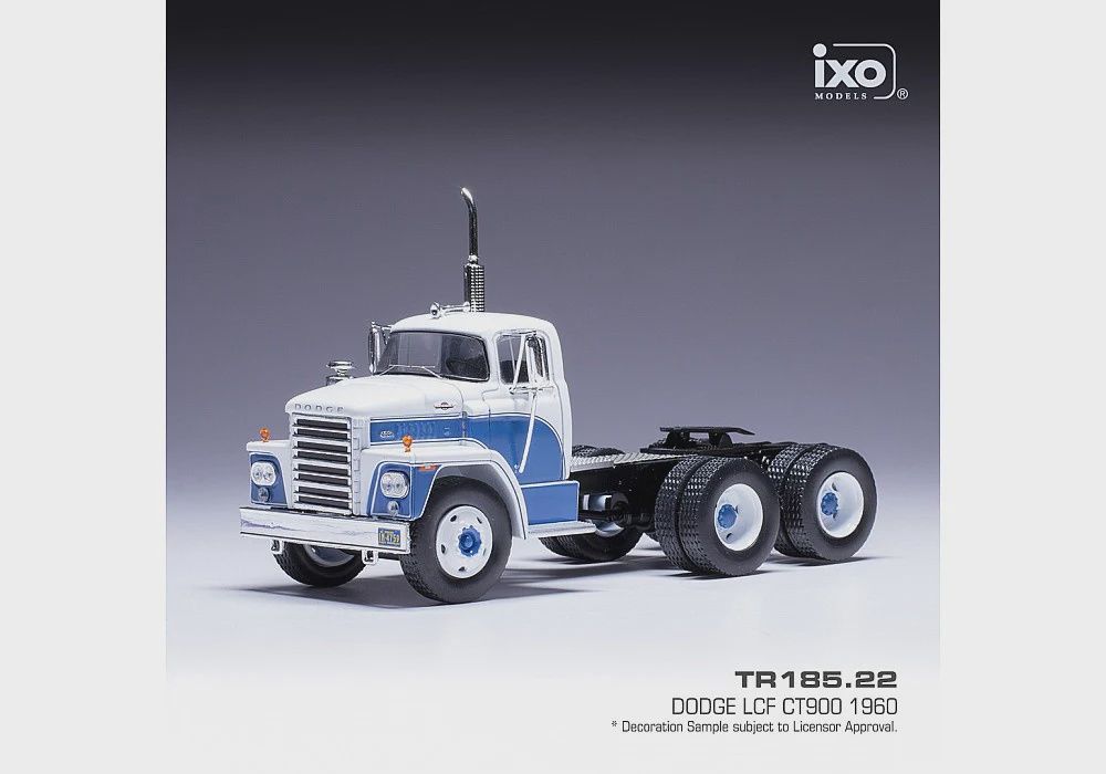 IXO 1/43 Dodge LCF CT900 1960 White/Blue TR185.22