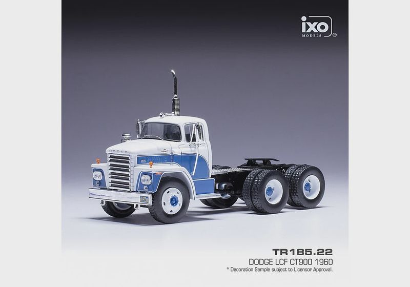 IXO 1/43 Dodge LCF CT900 1960 White/Blue TR185.22