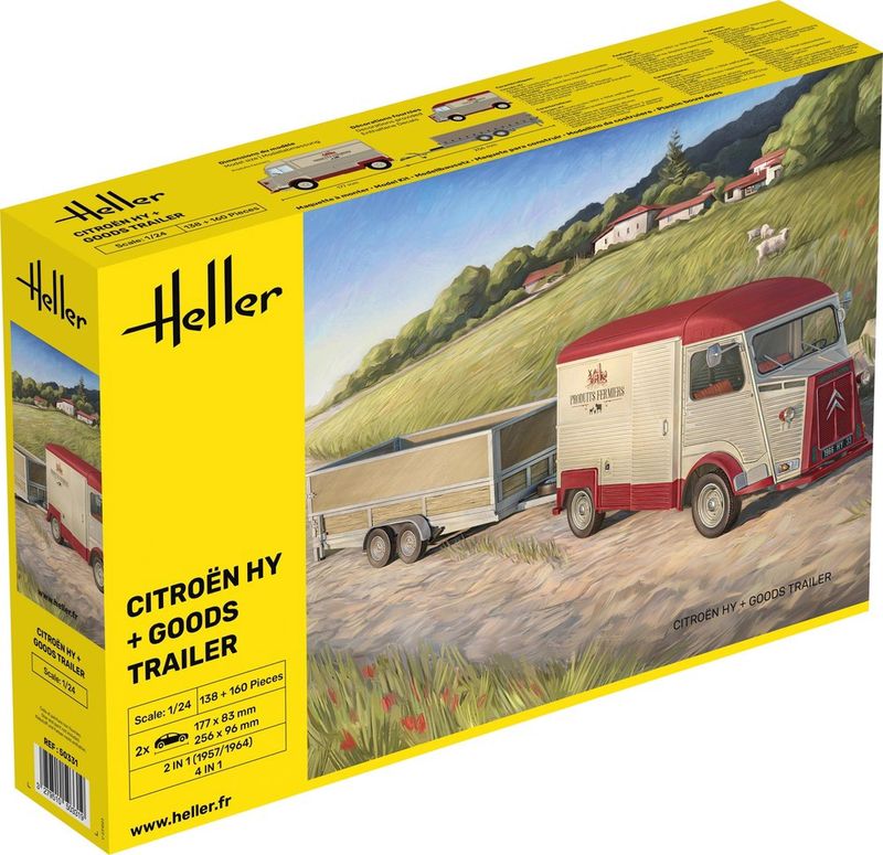 Citroen hy + goods trailer