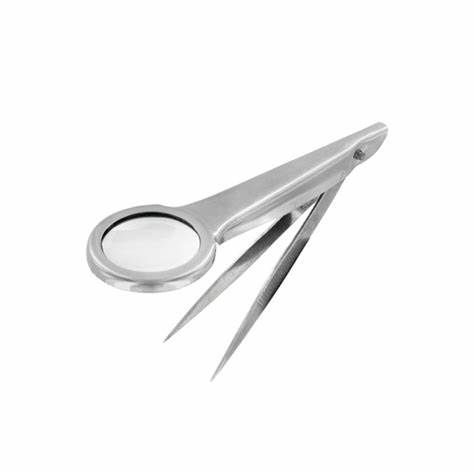 magnifier tweezers