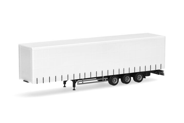 Gordijntrailer (lowliner) zwart chassis 3a. (neutraal)