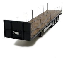 Pacton flatbed trailer anthracite