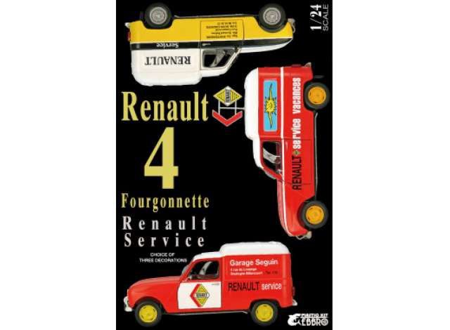 1/24 Renault 4 Fourgonnette Service Car