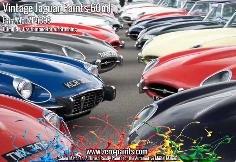 Vintage Jaguar Paints (E Type etc) 60ml Opalescent Gunmetal Grey