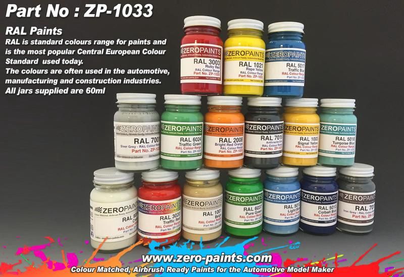 RAL Paints 60ml RAL7044 ZP1033