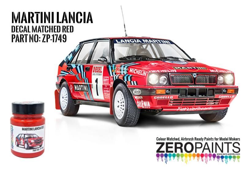 ZP1749 Lancia Delta HF Integrale Sanremo Red Paint 60ml