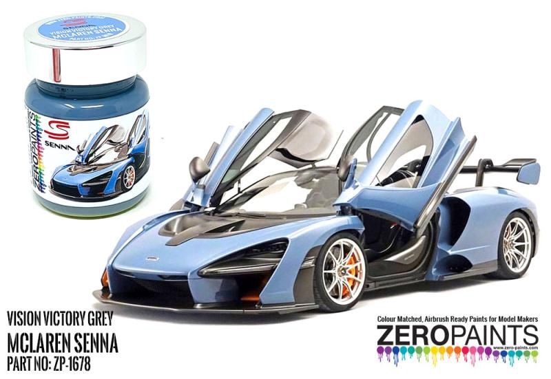 ZP 1678 Senna McLaren Vision Victory Grey Paint 60ml