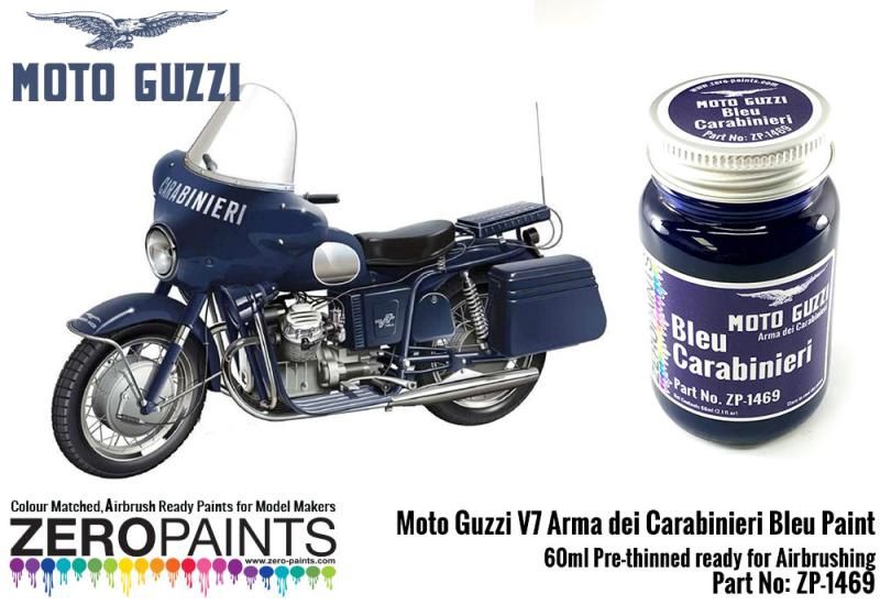 ZP1469 Moto Guzzi V7 Arma dei Carabinieri Bleu Paint 60ml