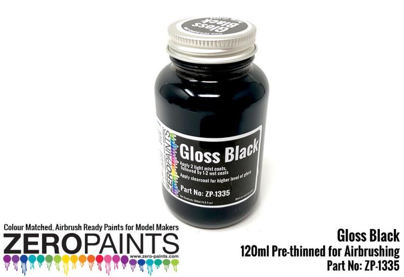 zp1335 Gloss Black Paint 100ml