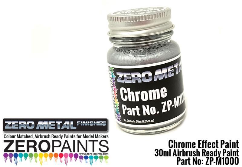 Chrome Paint 30ml - Zero Paints M1000