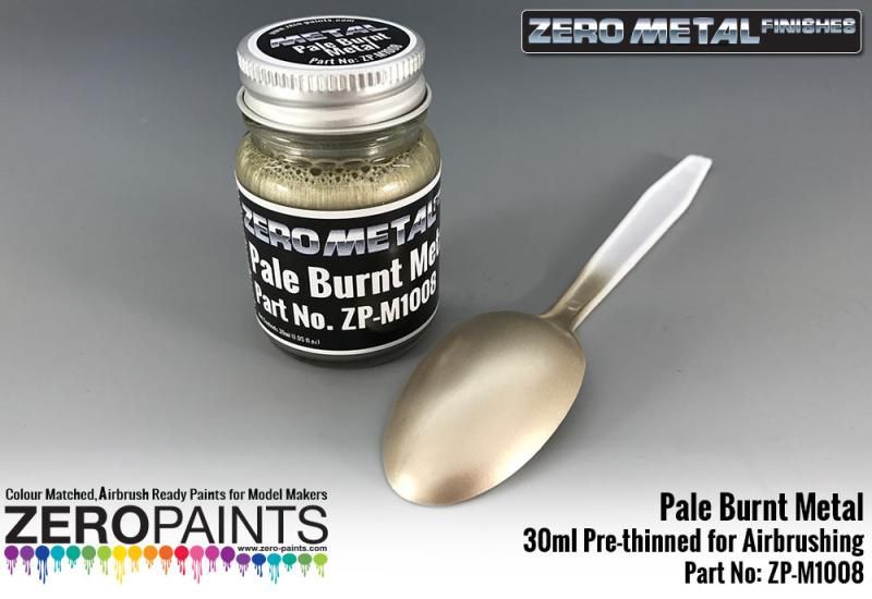 Pale Burnt Metal Paint - 30ml - Zero Metal Finishes M1008