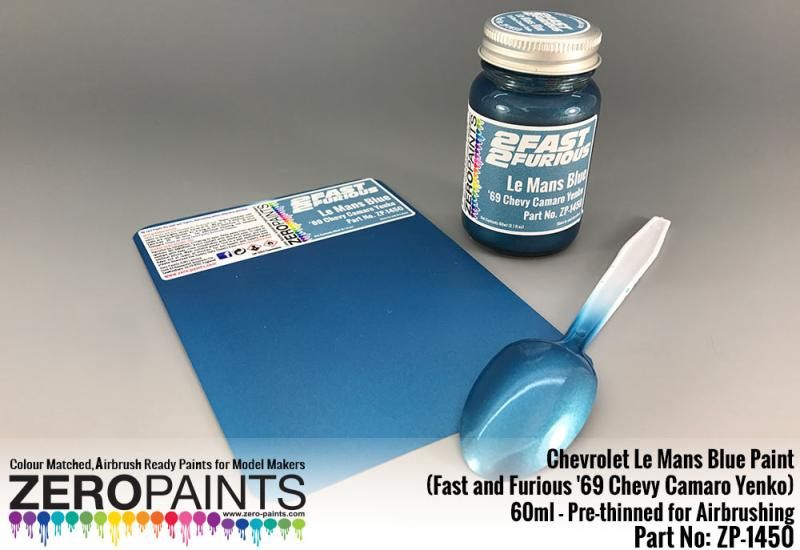 Chevrolet Le Mans Blue Paint 60ml (Fast and Furious &#39;69 Chevy Camaro Yenko) ZP1450