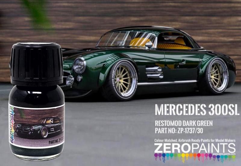 Mercedes 300SL Restomod Dark Green Paint 30ml ZP1737