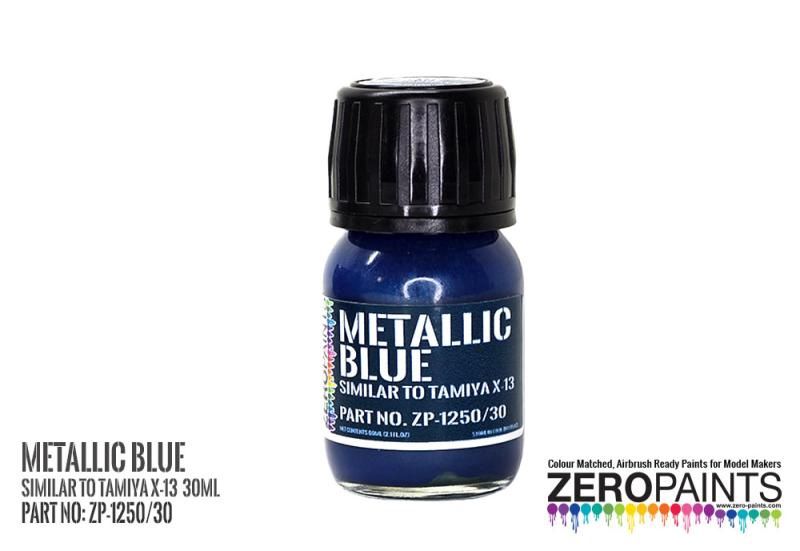 Metallic Blue Paint (Similar to Tamiya X-13) 30ml ZP1250
