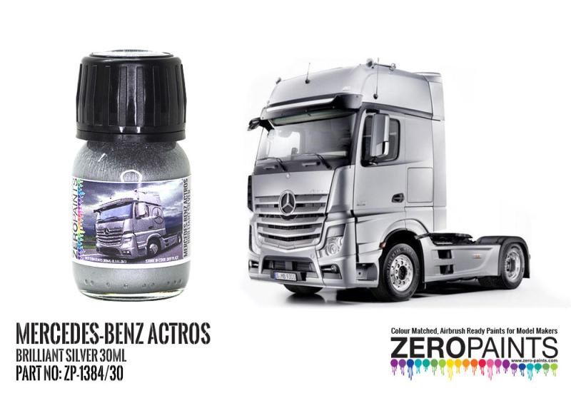 ZP1384 Brilliant silver Mercedes Benz Actros 30ml