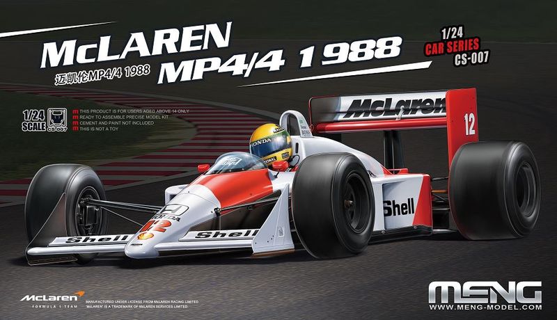 1/24 Mclaren mp4/4 1988 cs-007